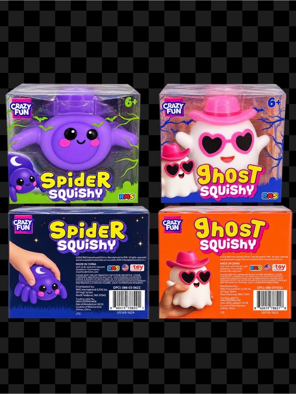 *BRAND NEW*  👻 RMS GHOST & SPIDER SQUISHY🕷️